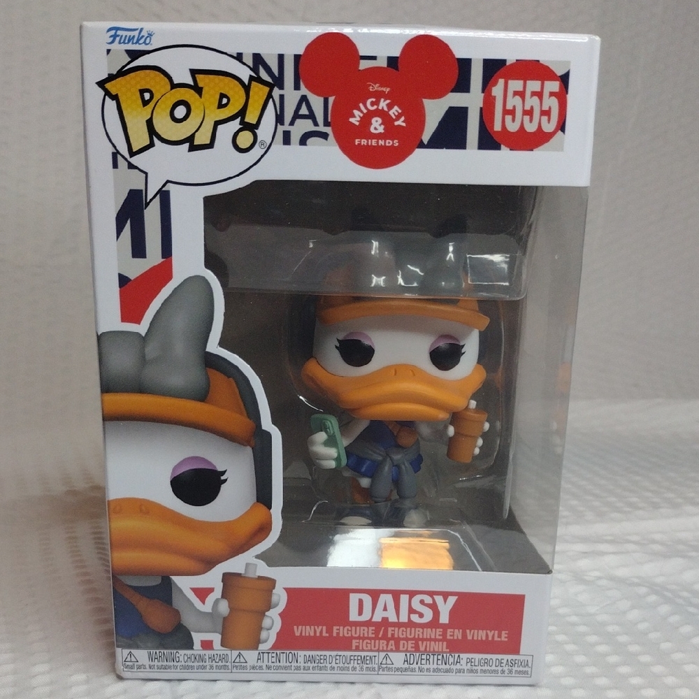 Funko Pop Daisy Vinyl Figure with Orange and Blue Accents 1555